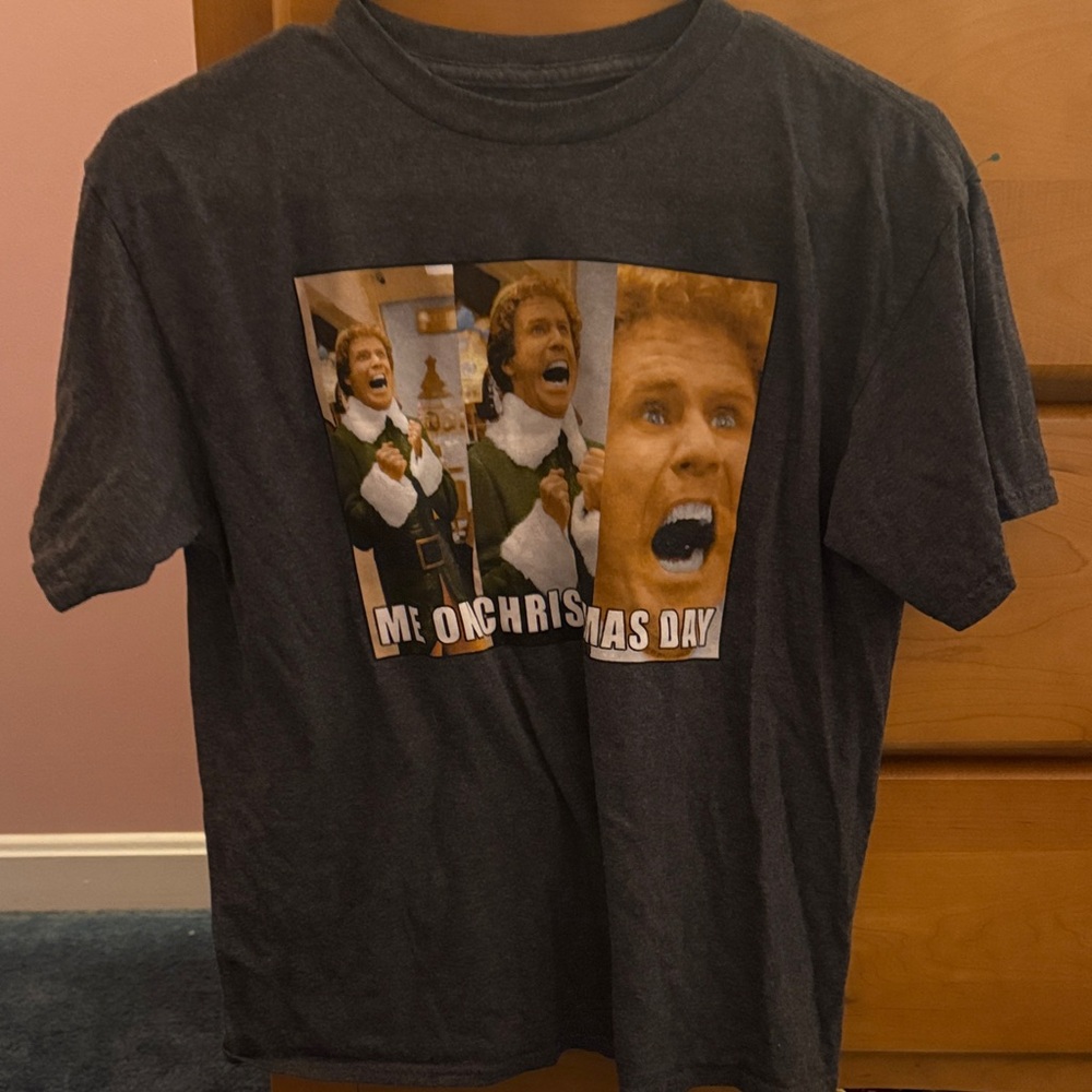 ELF Gray Graphic Tee - Short Sleeve